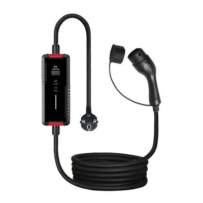 Tipo - 2 IEC de carga portátil 62196 del cargador del coche eléctrico de la CA de la pila 16A Smart de EV