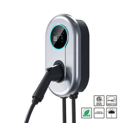 Cargador del vehículo eléctrico de la estación de carga del cargador 40A del tipo 1 EV 9.6KW Wallbox Level2 con la pantalla LCD