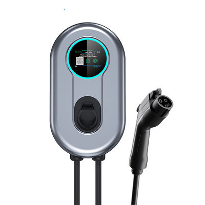 Cargador del vehículo eléctrico de la estación de carga del cargador 40A del tipo 1 EV 9.6KW Wallbox Level2 con la pantalla LCD