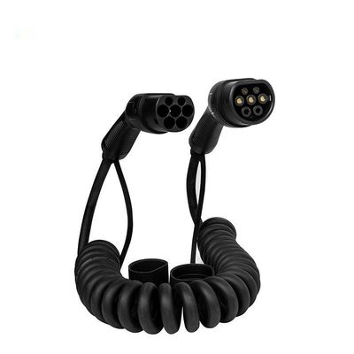 el cargador del coche de los 5M EV Charging Cable Electric telegrafía el Type2 IEC62196 al enchufe 32A 7kW del Type2 con el bolso del almacenamiento