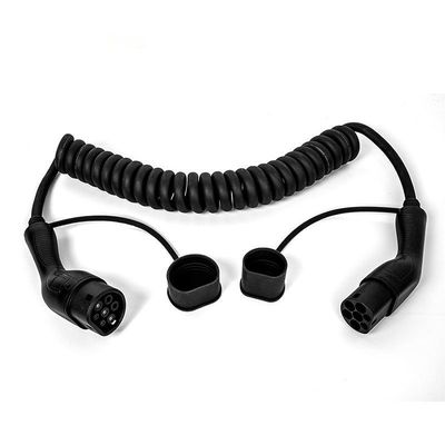el cargador del coche de los 5M EV Charging Cable Electric telegrafía el Type2 IEC62196 al enchufe 32A 7kW del Type2 con el bolso del almacenamiento