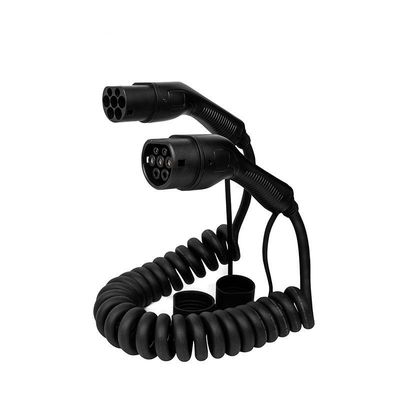 El Type2 11KW al cargador de carga del cable del vehículo eléctrico EV del Type2 lleva 16A 3Phase los 5M