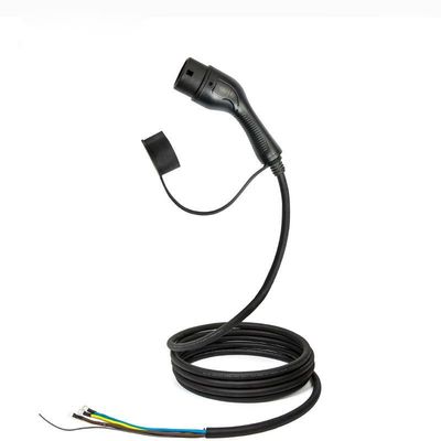 CA de carga 250V del cable del cargador del enchufe 32A/1Phase EV del solo del arma IEC62196 vehículo eléctrico del Type2