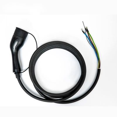 CA de carga 250V del cable del cargador del enchufe 32A/1Phase EV del solo del arma IEC62196 vehículo eléctrico del Type2