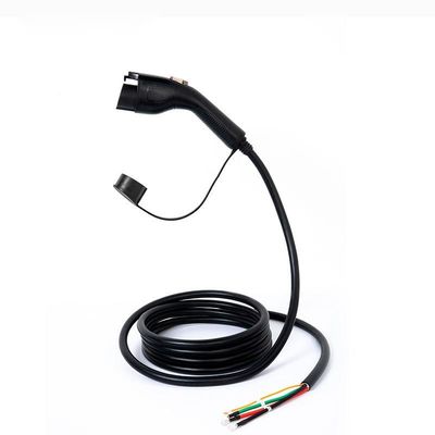 Cable 48Amp, tipo 1 de carga del cargador del coche del vehículo eléctrico de la CA 110V-240V del cable de 11kW EV
