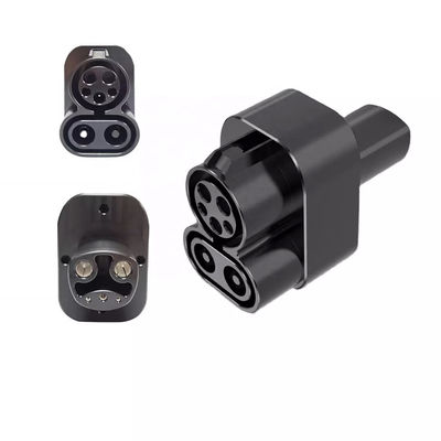 DC 500-1000V CCS1 al adaptador combinado del cargador del adaptador de Tesla para el modelo 3 Y S X hasta 175kw 400 amperios