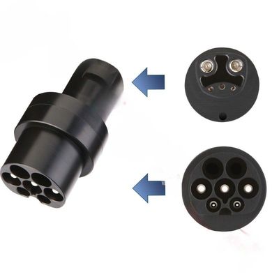 Type2 a la CA de carga del amperio 250V del adaptador 80 de Tesla para la protección del cargador IP55 del vehículo eléctrico