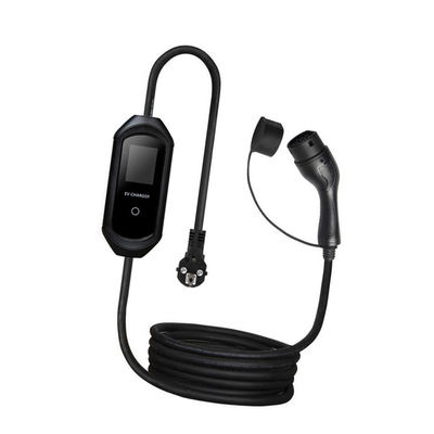 estación móvil rápida del cargador de la CA EV EV del tipo 1 de 3.5kw 16A del cargador portátil de Homeuse con la protección del enchufe