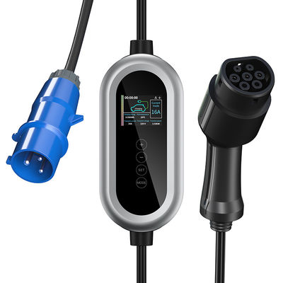 hogar de carga rápido de la pila del vehículo eléctrico del cargador 32A de la CA EV de los 5M European Standard usando