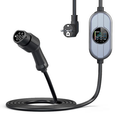 50/60Hz tipo - cargador portátil de 2 EV con el cargador ajustable actual del hogar EV de la CA 230V de la caja de control