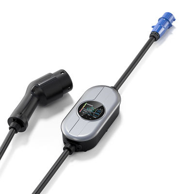 Cargador de la CA 250V EV del Type2 para la pila de carga actual del vehículo eléctrico 16A Adjusement