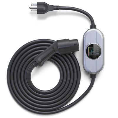 cargador de la estación de carga del vehículo eléctrico del cable los 7.4m del tipo 1 de la CA 7.68kw EV para el uso en el hogar