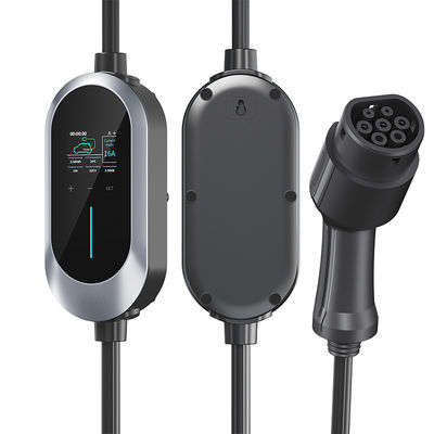 Tipo portátil del estándar EV Cahrger 8-16A de la UE - CA de carga rápida casera 230V de la pila del vehículo de 2 New Energy