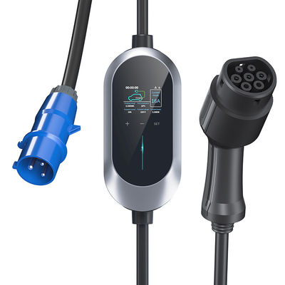 Tipo - pila de carga portátil de 2 EV con ECO azul 16A 1 enchufe de la fase
