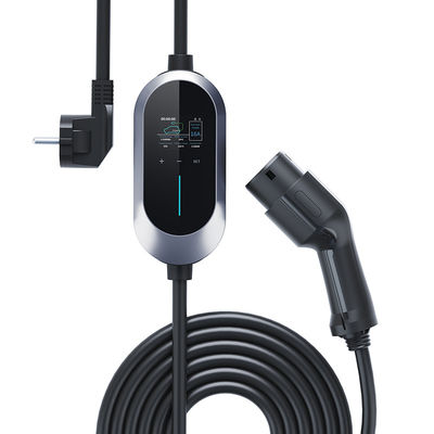 cargador interior/al aire libre del hogar 32A de la CA EV, estación de carga del vehículo eléctrico compatible con el tipo - 2 EVs