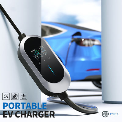 objeto type actual del ajuste 8-32A - 2 cargador de la CA EV, pila de carga al aire libre casera rápida de EV