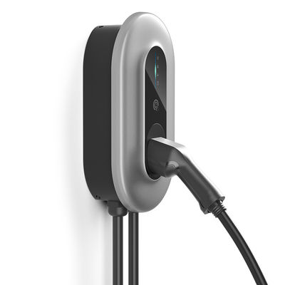 Pila de carga con el 1M, cargador ajustable actual cableado del Type2 EV de Wallbox del vehículo eléctrico 8-16A