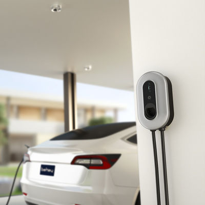 Pila de carga con el 1M, cargador ajustable actual cableado del Type2 EV de Wallbox del vehículo eléctrico 8-16A