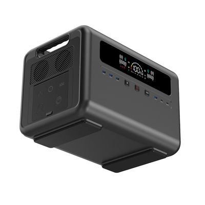 El LCD exhibe la batería solar portátil del generador LiFePO4 de la CA Intput de la central eléctrica 2304Wh 1200W para acampar