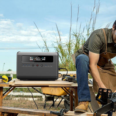 La CA 1200W entró la central eléctrica portátil, generador solar con la exhibición disponible del LCD del panel solar