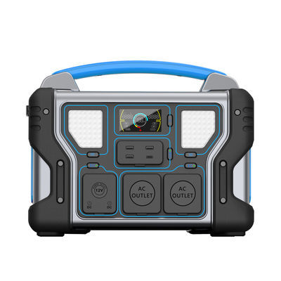 Tiempo portátil azul 1008Wh del generador de la central eléctrica de 1000W que acampa 1000W Lifepo4 eléctrico