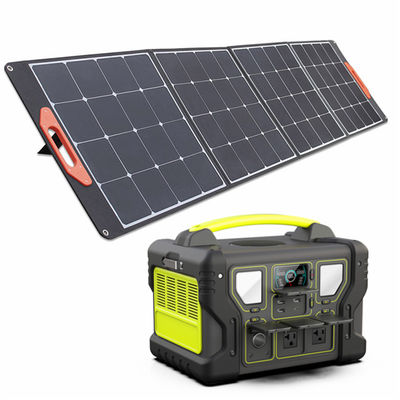 El LCD exhibe 300W/500W/700W/1000W que la central eléctrica portátil con prenda impermeable del panel solar restaura