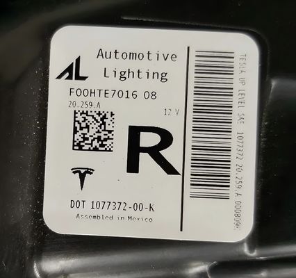 Iluminación de alta intensidad de 12V 1077372-00-K faro derecho para Tesla Model 3 Model Y 2017-2020
